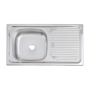 LAVAPLATO INOX DERECHO 1.0MT