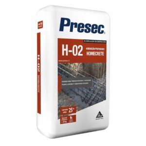 MORTERO PREPARADO H-02 PRESEC 25KG (H-20)