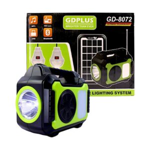 Linterna Con Radio Solar Gd8017