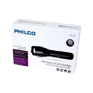 LINTERNA RECARGABLE 1LED/5W PHILCO (SW150)