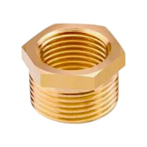 Inicio 28 Bushing He-Hi 1/2'' X 1/4'' Bronce Manometro
