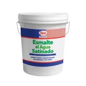 Esmalte Agua Satinado Sipa Blanco Tineta