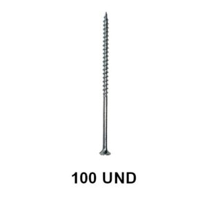 Tornillo Volc.8X4 Zinc 100Un