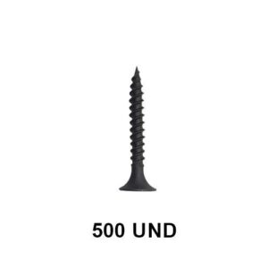 Tornillo Volc.bolsa 500Un 6X1.1/4 Negro Reyver (Coto0030)