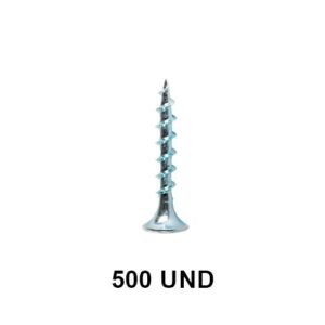 Tornillo Volc.bolsa 500Un 6X1.1/4 Zinc Reyver (Coto0033)