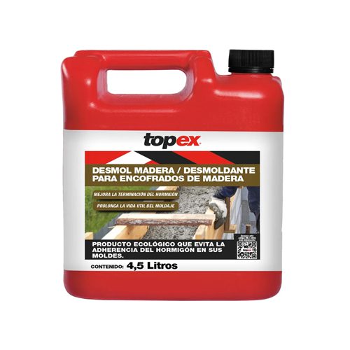 TOPEX DESMOLDANTE MADERA BIDON 4.5 LTS