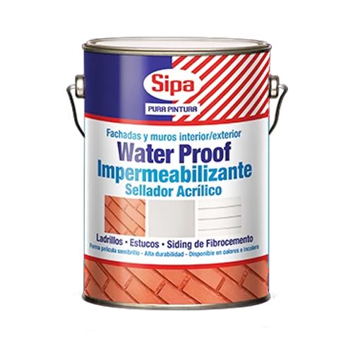 IMPERMEABILIZANTE WATER PROOF LADRILLO SIPA GL