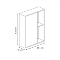 BOTIQUIN C: ESPEJO 63X13X55