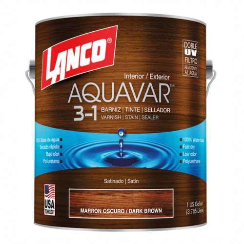 Inicio 38 Barniz Aquavar Marron Galon