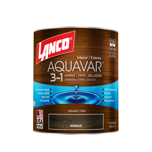 BARNIZ AQUAVAR WENGUE LITRO